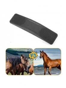 1 件，大号马毛刷，专业马毛刀片多功能马匹按摩美容工具，22.5*5.2*2.5 厘米（黑色/红色/蓝色）