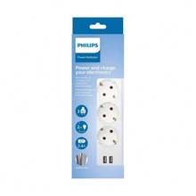PHILIPS Adapters & Multi-Outlets - Branco - Ver 2