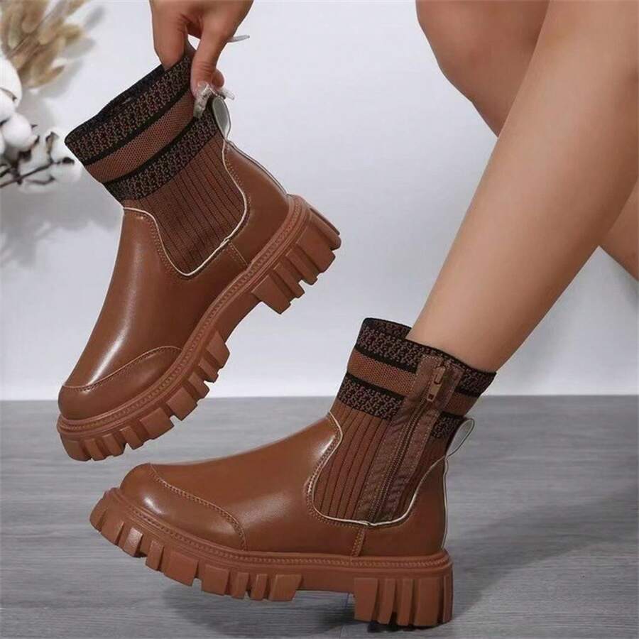 Women Western Boots - Black - View 1
