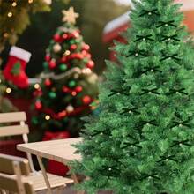 Adornos navideños de terciopelo con forma de lazo, adornos clásicos de campana, elegantes decoraciones colgantes para el hogar - Verde - Ver 3