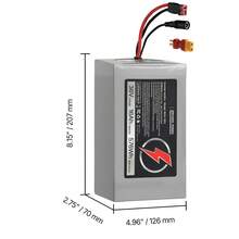 36V Electric Scooter Battery, 16Ah, Ebike Lithium Battery Pack With 30A BMS, Charger, T-Plug Expansion Cable, 500+ Cycles, Compatible With 2880W Motors, For Electric Bikes Bicycles, Scooters - 查看 10