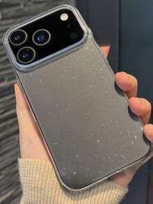 1个极简闪亮星空TPU软手机壳，兼容 11/12/13/14/15/16系列；舒适柔软手机壳，兼容 17/17Pro/17ProMax/Air最新款苹果系列；防滑手机壳，星空质感手机保护壳 - 無色 - 查看 3
