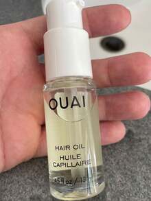 OUAI 旅行裝護髮油 13ml/0.45 Fl Oz，隔熱護髮油，有效控制毛躁，增加光澤，撫平分叉髮尾，護色配方，不含對羥基苯甲酸酯、鄰苯二甲酸鹽與硫酸鹽 - 13ml - 查看 11