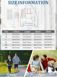 Men's Drop Shoulder Long Sleeve Drawstring Pocket Casual Hoodie Autumn Winter Back To School Denver Broncos Football Team Logo Print Sweatshirt For Men Sports Fan Apparel - màu đen - Xem 7