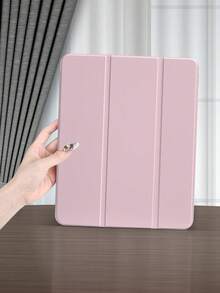 Pink Tablet Protective Case Compatible With Ipad Air 4/5 (10.9 Inch) And IPad 8/9 (10.2 Inch), With Pencil Slot And Enhanced Heat Dissipation - Pink - View 3