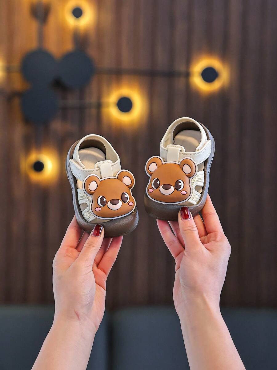 1 paire de chaussures pour bébé garçon tout-petits 2026 Nouveau-né, 0-3 ans. Sandales de sport décontractées à semelle souple pour l'été pour nourrissons - Blanc - Voir 1