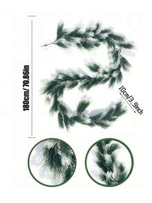 1 Stück Künstlicher Weihnachtsblumen-Kranz, Heimdekoration, Künstliche Tannenzweig-Girlande, geeignet für Weihnachtsdekoration im Wohnzimmer, Raumdekoration, Heimdekoration, Themenfestdekoration, geeignet für Tischdekoration, Festdekoration, Weihnachtsdekoration, Winter