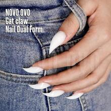 Zxssalloween Cat Claw Sort Curved Tto Nail Dual Ms  Poly Gel Extension Of 3D Eagle Awk Curve Ural Acrylic Nails Reusable Full Cover Mol Nail Art Design 280 Pcs 14 SizesFalse Nail Tips - 弧形細高跟短版3D美甲雙形 - 查看 2