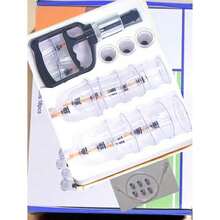 24/18/12/6pcs Professional Cupping Massage Set, With Manual Pump, High-Quality PS Material, Vacuum Suction Cup, Upgraded Thick Sealing Design, Reduce Fat, Better Effect, Relieve Muscle, Ideal Body Massage Set For Home, Yoga, Beauty, Holiday Party, Christmas Gift