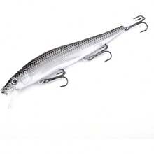 VGEBY Señuelos de Pesca Minnow, Trajes de baño Duros de Pesca Artificial para Trucha Perca Baja(14 * 4 * 3cm-UNA) Cebo Para Peces Anzuelos Para Pesca - 1 - Ver 2