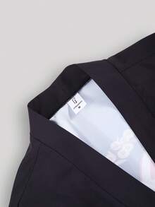 Men's Japanese Style Sakura Gradient Print Short Sleeve Cardigan Jacket, Retro Loose Fit Robe Thin Lightweight Windbreaker Top - Red - View 3