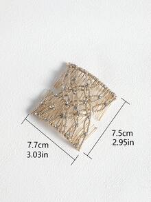 1件女士金色串珠发梳，水钻珍珠装饰发饰，复古新娘发梳，优雅发饰，适合婚礼、派对和日常佩戴，头饰，发梳，侧梳，女士发饰，母亲节礼物 - 彩色 - 查看 2
