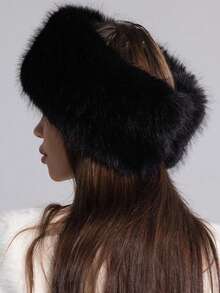 Outdoor Fashionable Casual Autumn/Winter Faux Fur Thick Warm Beanie Hat, Versatile Men Women Clothing Winter - Multicolor - View 5