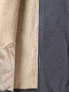 男士户外休闲夹克，加厚保暖圆领羊羔绒夹克，抓绒，冬季