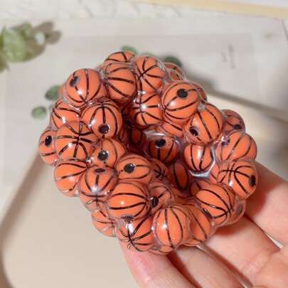 1pc Moldable Ball Toy - Handmade Ball, Suitable For Children, Party Favors, Inflatable Baseball Theme Party Decor, Squeeze Handmade Ball - Toy Party Favors, Halloween And Other Holidays