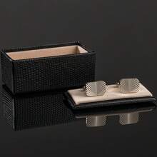 1 Pair High Grade Gold Men Gentle Copper Cufflinks For Business - Gold - View 1