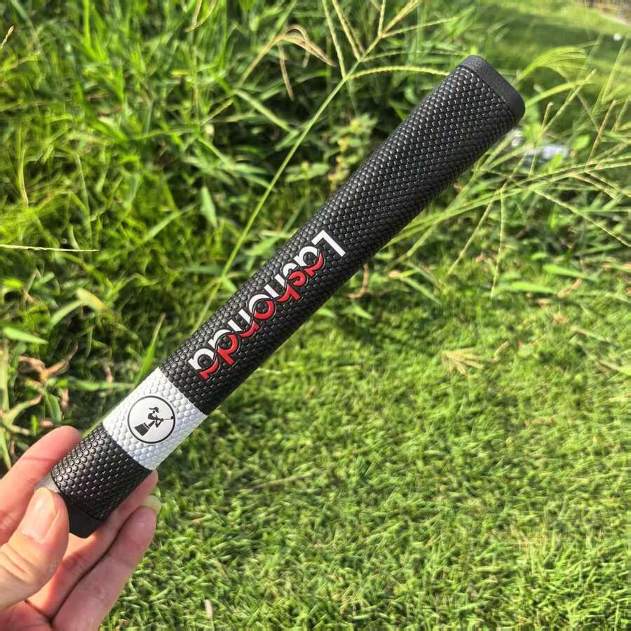 1 Peça Grip de Taco de Golfe Lashonda, Offset de 2 Graus, Ajuste Universal, Material de PU, Branco/Preto, Sensação Confortável