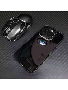 schneller EU-Versand (DE & ES)   16 15 14 13 12 11 Pro Max X XR XS MAX 8 7 Plus kompatible Halbgesicht Mädchen Anime Handyhülle stoßfest matte Rückseite - Durchscheinendes Silber - Übersicht 3