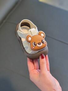 1 paire de chaussures pour bébé garçon tout-petits 2026 Nouveau-né, 0-3 ans. Sandales de sport décontractées à semelle souple pour l'été pour nourrissons - Blanc - Voir 5