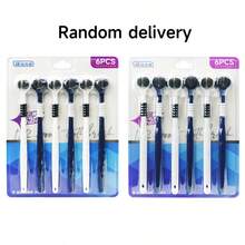 Szczoteczka do zębów 3D Manual 6 sztuk Trójstronna miękka szczoteczka do zębów w kształcie litery U do kompleksowego czyszczenia jamy ustnej dla dorosłych, mężczyzn i kobiet, par, rodzin