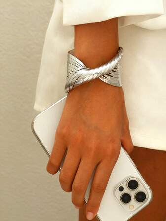 Braccialetto avvolgente alla moda dallo stile bohémien con linee geometriche regolabili