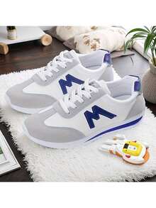 FZY Women's Walking Shoes - Anti-Slip Rubber Outsole, Shock-Absorbing Midsole & Moisture-Wicking Lining Lightweight Running Sneakers For Women - Breathable Knit Upper, Cushioned Heel For 5K Runs & Gym Workouts Women's Yoga Sneakers - Flexible Sole, Arch Support & Non-Marking Rubber For Studio Sessions & Casual Wear - 藍色 - 查看 2