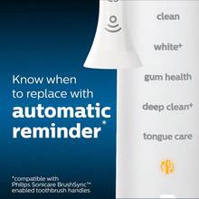 TFKI Philips Sonicare Genuine C3 Premium Plaque Control Toothbrush Heads One Year Supply 2 Brush Heads Black HX9044/95 - 白色 - 查看 5