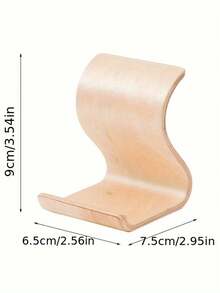 حامل هاتف محمول خشبي محمول لعام 2025، حامل كسول إبداعي للآيباد واللوحات، حامل هاتف محمول عام لمشاهدة التلفزيون والفيديوهات، مناسب للمكتب والمنزل والدراسة - متعدد الألوان - مشاهدة 5