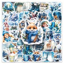 50 قطعة ملصقات جمالية لشعار الشتاء، هدايا ملصقات مضحكة وممتعة، ملصقات ألعاب التسعينيات للألبوم الصور والأظرف والزجاجات المائية والكمبيوتر والأجهزة المحمولة والأمتعة والدفاتر والثلاجات وديكور الأعياد والكريسماس - متعدد الألوان - مشاهدة 9