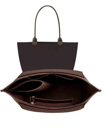 Le Pliage 托特包内衬袋，多口袋毛毡布袋，旅行便携内胆包收纳袋，带拉链，返校用品必备