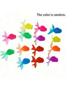 6/12/24pcs Floating Cat Toys - Amusing Interactive Pet Play, Batteryless, Realistic Fish-Shaped Water Toys, For Indoor & Outdoor Use, Durable Plastic Structure; Cat Supplies, Cat Toys, Cats, Outdoor Water Toys, Cool