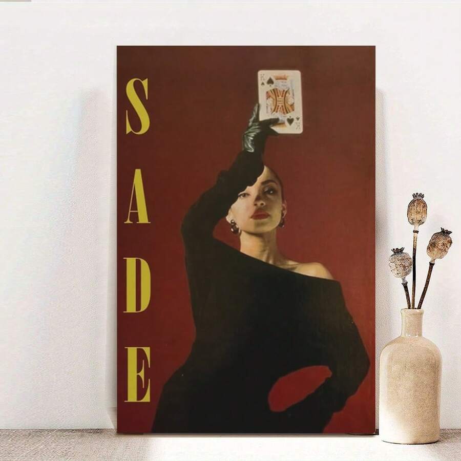 1pc Framed 2D 1pc , Sade "Your Love Is King" Canvas Poster, Wall Art, Decorative Painting For Living Room Bedroom, Unique Gift Idea 2D - Framed(框架) - 查看 1