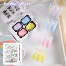 AiFer Bộ 9 màu sơn gel chấm bi, độ bão hòa cao, màu gel bán đặc phổ biến, thích hợp cho các tiệm làm móng. - Nhiều màu - Xem 18