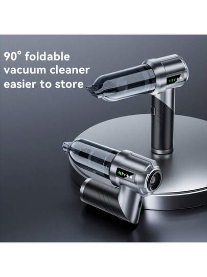 SUITU held Car Stofzuiger Cleaner Combines Dust Suction Air Purification. Its Foldable Features Multi Purpose Nozzles, Cars, Homes, Offices, Pet Care. Outdoor Blower The Perfect Halloween Friends.2000mAh11.1V view 3