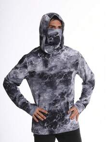 Outdoor Fishing Anti-UV Lightweight Sun Protection Jacket, Breathable For Fly Fishing, Cycling - Black and White - View 10