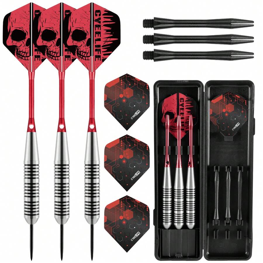 Cyeelife 30g Premium Darts, 3pcs/Set, Silver Ring Dart Body, Competition Use - ZQ02E - View 1