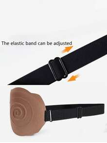 1pc 3D Eye Mask, Blurry Pattern, Adjustable Strap, Suitable For Sleeping, Yoga, Night Travel, Blackout Function - Multicolor - View 8