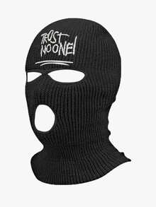 Mũ trùm đầu Balaclava thời trang ngoài trời màu trơn dành cho nam kèm khẩu trang cho ngày lễ tình nhân Halloween Mặt nạ trượt tuyết ngày lễ tình nhân - Nhiều màu - Xem 3