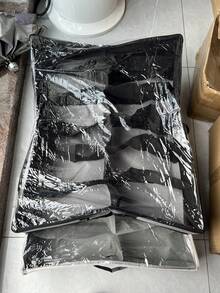 Caja de almacenamiento de zapatos de gran capacidad, plegable y transparente, de tela no tejida, organizador de zapatos debajo de la cama con múltiples compartimentos, cremallera suave, asa resistente, accesorio ahorrador de espacio para el dormitorio (estilo y color aleatorios), dormitorio - Ver 12