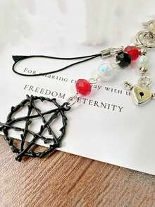 1pc Mobile Phone Pendant, Cute Cherry Mobile Phone, Suitable For Camera, Key Chain, Bag Pendant Decoration, Can Be Given To Friends, Girlfriend Gifts.