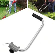 Trimmer Handle Lawn Mower Auxiliary Handle Tool-Splicing Type Trimmer Handle, Handle For String Trimmer Handle, Ergonomic Trimmer Grip - Silver - View 2