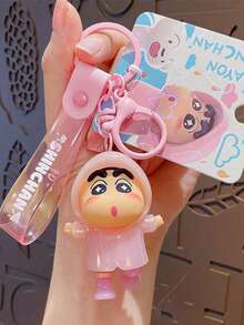 Crayon Shin-Chan Cartoon Car Key Chain Pendant Cute Doll Backpack Pendant Key Chain For Birthday Party Graduation Party Small Gifts Halloween Christmas Easter - Multicolor - View 6
