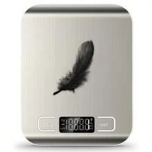 10kg/22lb Digital Food Scale - 1g/0.04oz Precise Graduation Kitchen Scale, Suitable For Baking And Cooking, Stainless Steel Material, Tare Function. Requires 2 AAA Batteries (Not Included).