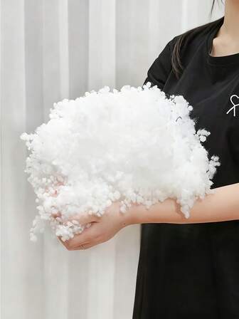 500g DIY EPE Foam Filler, Filling Cotton, Also Suitable For Artificial Snow Scenery, Applicable For High Elastic Sofa Cushion Filling, Plush Doll Stuffing, Handmade Pillow Filling, Bean Bag Filling
