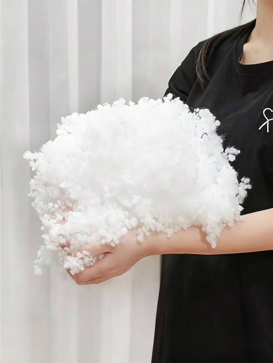 500克DIY EPE泡沫填充物,填充棉,也适用于人造雪景,可用于高弹沙发垫填充、毛绒玩具填充、手工枕头填充、豆袋填充等。 - 彩色 - 查看 1