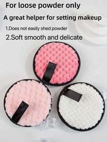 Random Color Extra Large Makeup Sponge, Dual Use For Makeup Application And Makeup Removal,Cheap,Stocking Stuffers,Makeup,Makeup Tools,Cheap Stuff,Gifts,Gifts For Women,Christmas Gifts - Multicolor - View 3