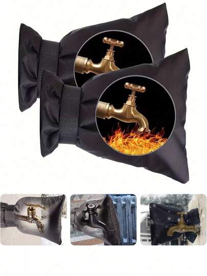 Winter Outdoor Faucet Protector, Anti-Freeze And Dust Cover With Insulation And Foldable Design, Outdoor Faucet Cover Frost-Proof Winter Tap Protector Insulated Water Pipe Jacket. Anti-Freeze Tap Socks, Christmas Winter Water Faucet Protector, Women's Day, Travel Essentials, Wedding Favors, Y2k, Bedroom, Car Accessories Women, Kitchen Decor, Beach, Summer, Vacation, Holiday, Travel Essential, Going Out Tops, Household Items