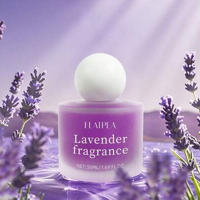 1 Bottle 50ml Lavender Fragrance Mist, Suitable For Indoor And Outdoor Use, Great Birthday Or Christmas Gift