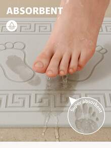Feet Towel- 100% Organic Cotton For Bathroom 50x70cm - Organic & Soft & Quickly Retains Water & Made In Turkey - Pink - View 2