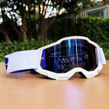 Gafas de moto para hombres, a prueba de viento, transpirables, gafas de motocross, casco todoterreno, accesorios para motos de cross ﻿ - WT-Azul - Ver 10